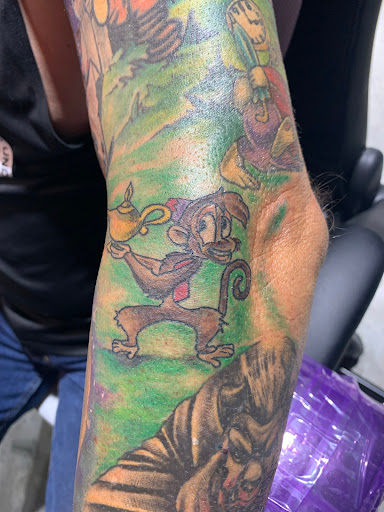 Explore gambling tattoos ideas, creative tattoo ideas in Conroe, available at Monsters Ink, LLC