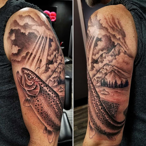 Explore white ink tattoo ideas, creative tattoo ideas in Anchorage, available at SDITATTOO, LLC
