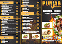 Menu / carte de Punjab Resurente à Prato