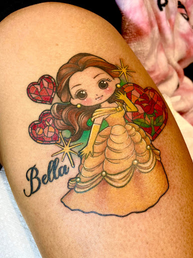 Explore lion tattoo ideas for females, creative tattoo ideas in Warrensburg, available at Altered Visions Tattoo Studio