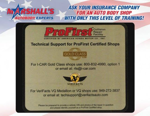 Auto Body Shop «Marshall’s Autobody», reviews and photos, 128 Pond St, Billerica, MA 01821, USA