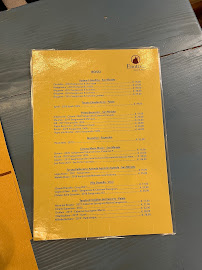 Menu / carte de Piccola Osteria del Tartufo à San Miniato