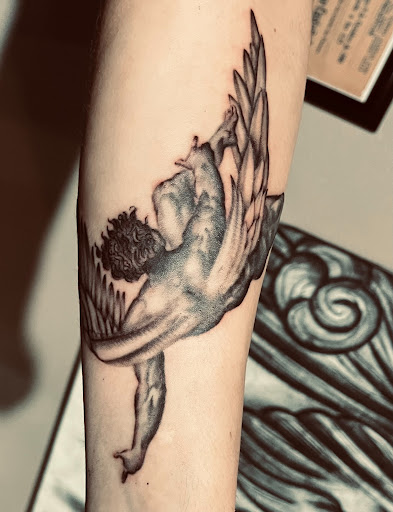 Explore depeche mode tattoo ideas, creative tattoo ideas in Webster, available at Mainline Ink