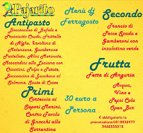 Menu du pizzeria Pajarito à Torre del Greco