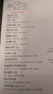 Carte du Panzotto à Cosenza