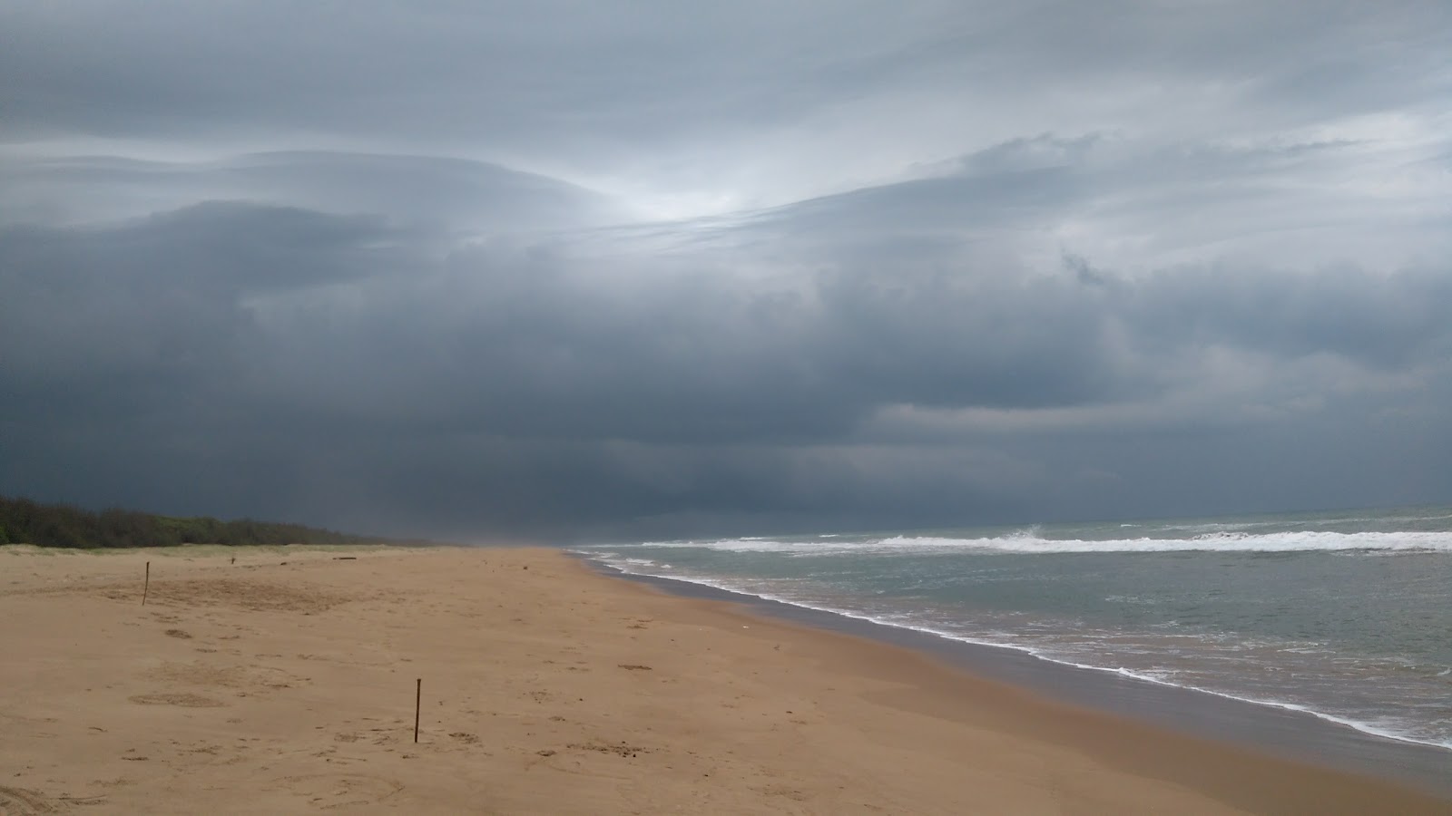 Foto di Nelavanka Beach con costa lunga e dritta