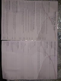 Menu du PANA'NERIA take away à Toritto