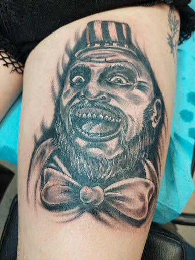 Explore left chest tattoo ideas, creative tattoo ideas in Fort Mohave, available at RedRum Tattoo & Body Piercing Co.