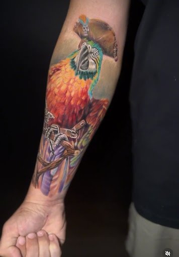 Explore music tattoo ideas men, creative tattoo ideas in Chapel Hill, available at Beauty Art Studios