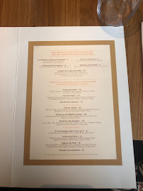 Restaurant Dame Augustine à Paris - menu / carte
