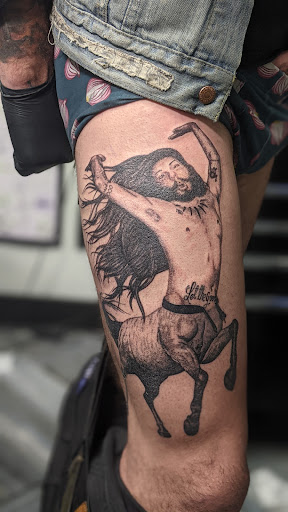 Explore falcon tattoo ideas, creative tattoo ideas in Denver, available at Certified Tattoo Studios