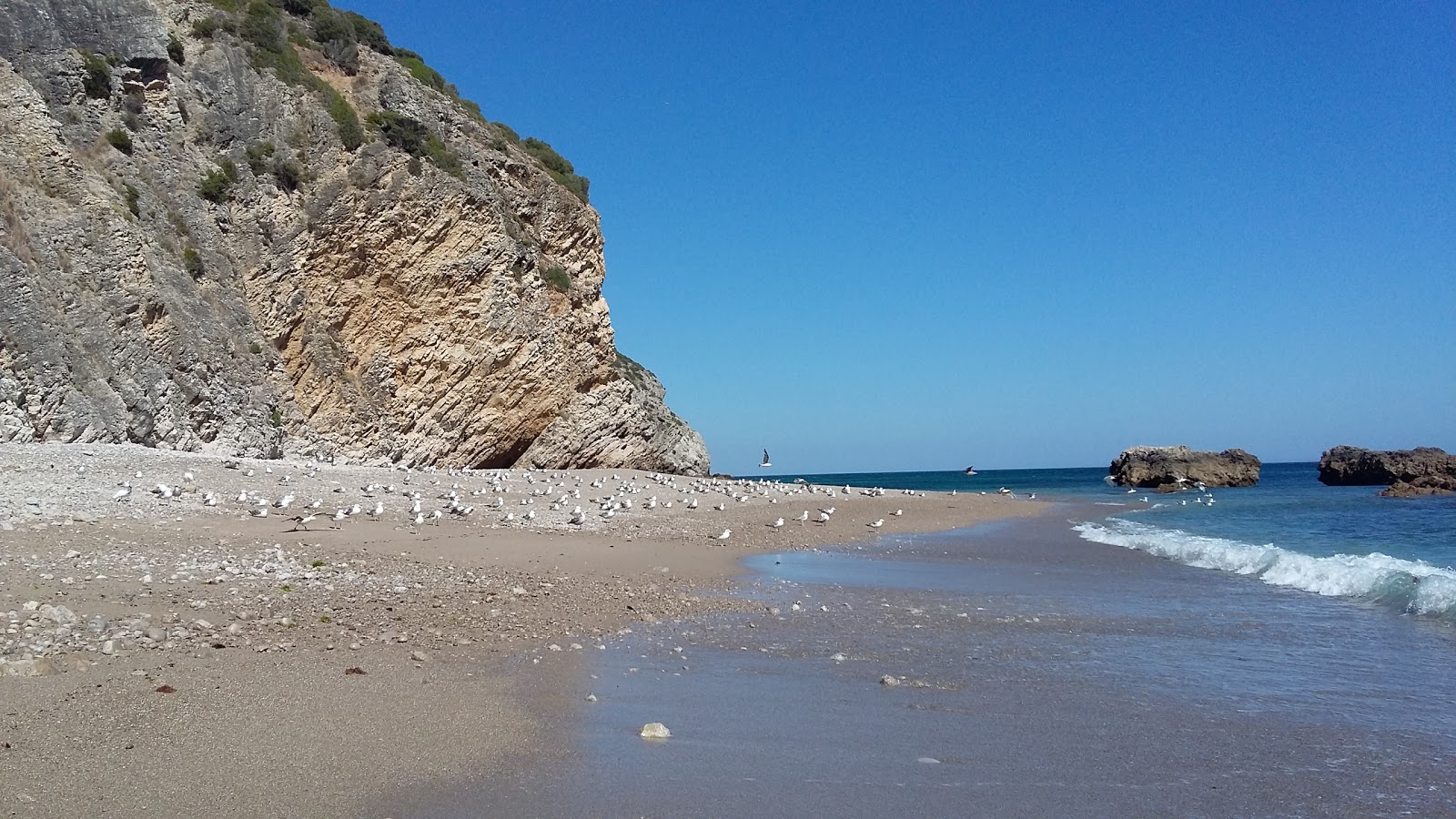 Photo de Praia da Mijona avec un rivage spacieux