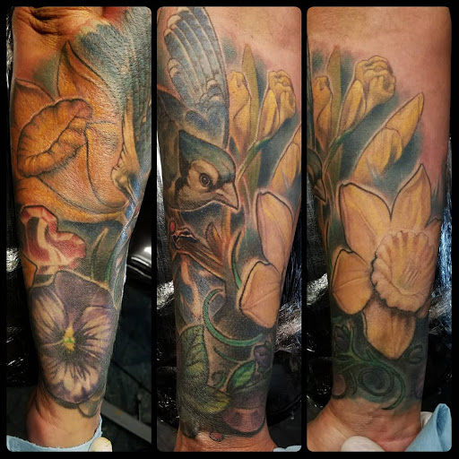 Explore black king tattoo ideas, creative tattoo ideas in Elizabeth City, available at Wolfs Den Custom Tattoo & Body Piercing Studio