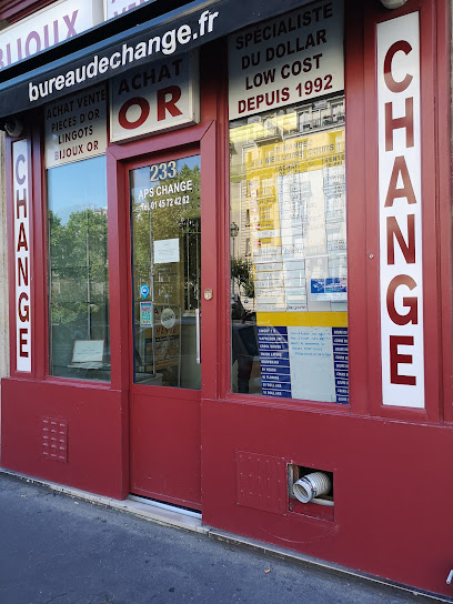 APS Change et Or - Paris 17