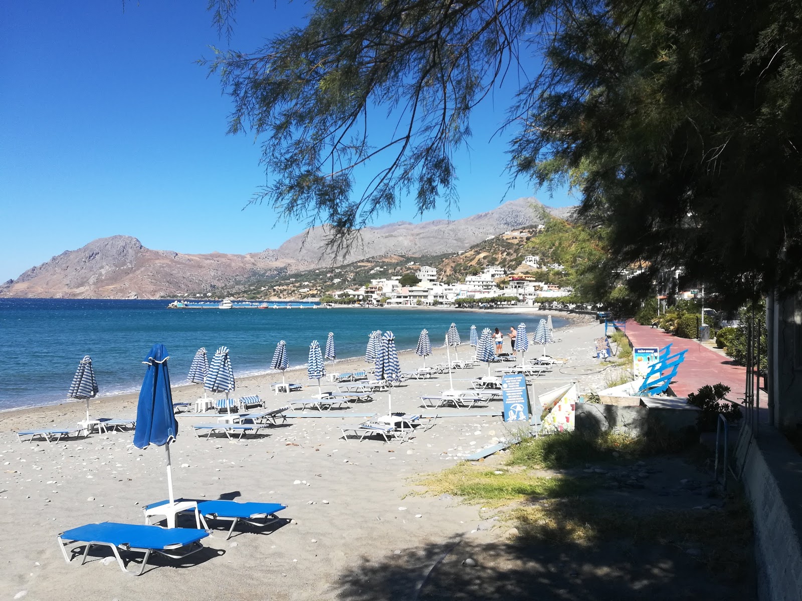 Photo of Plakias beach and the settlement