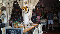 Atmosphère du Restaurant La Tonnelle/Maison Gil Renard sous la tonnelle à Bormes-les-Mimosas - n°3