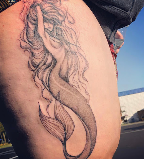 Explore winnie the pooh tattoo ideas, creative tattoo ideas in Goose Creek, available at Red Kirin Tattoo