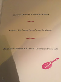 Restaurant Restaurant La Fontaine Gaillon à Paris - menu / carte