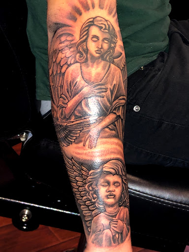 Explore magic tattoo ideas, creative tattoo ideas in Houston, available at Sintown Tattoo Studio