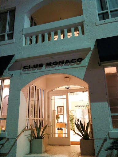 Clothing Store «Club Monaco Collins Avenue», reviews and photos, 624 Collins Ave, Miami Beach, FL 33139, USA