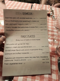 Carte du La Locanda dell'Oreste à Dizzasco