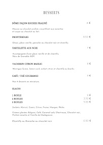 LE CATERING à Grenoble menu
