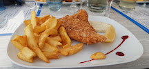 Fish and chips du Restaurant de fruits de mer La Criée du Tomahawk à Saint-Vaast-la-Hougue - n°9