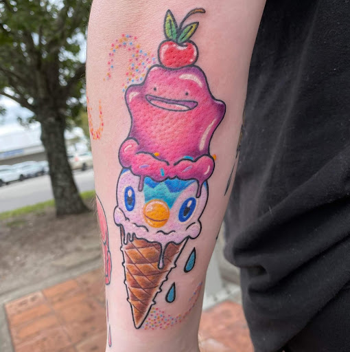 Explore skull hand tattoo ideas, creative tattoo ideas in Orange Park, available at Fantasy Tattoo and Piercing