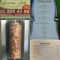 Taverna Pizzeria - Witten à Witten carte