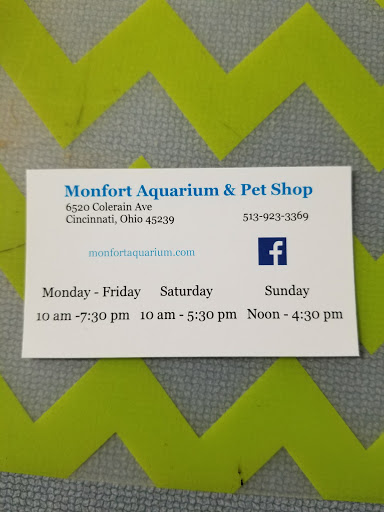 Tropical Fish Store «Monfort Aquarium & Pet», reviews and photos, 6520 Colerain Ave, Cincinnati, OH 45239, USA