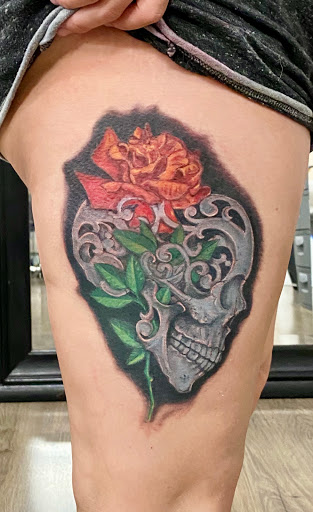 Explore portrait sleeve tattoo ideas, creative tattoo ideas in Anchorage, available at Unique Ink AK