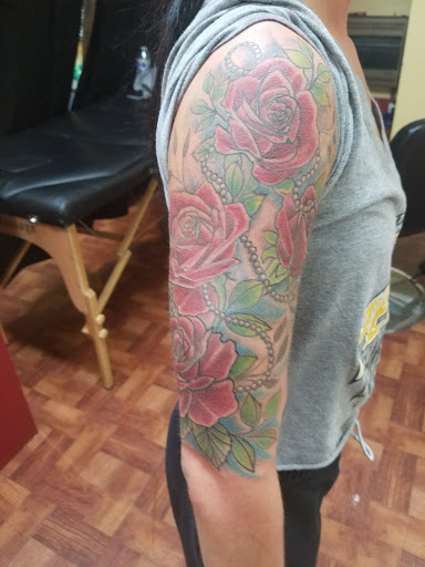 Explore mens half sleeve tattoo ideas, creative tattoo ideas in Pittsburgh, available at Never Ending ink