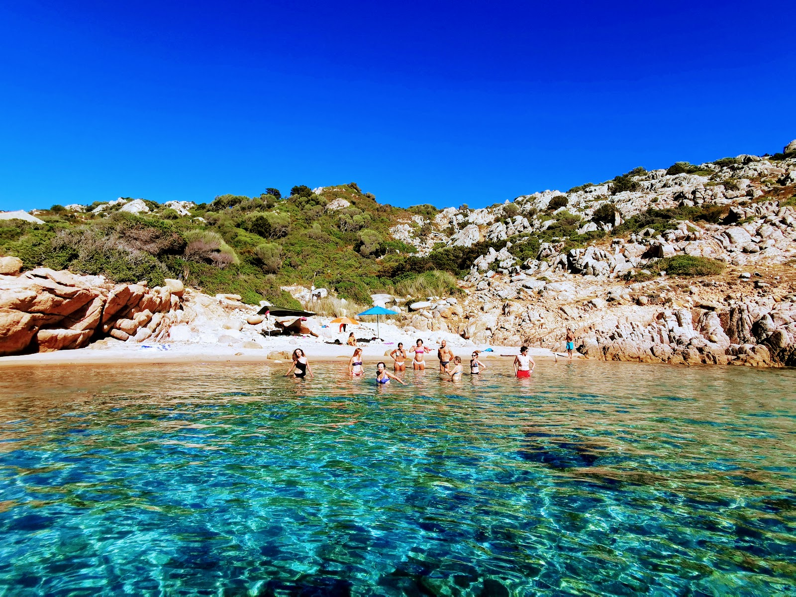 Foto van Cala Spagnola met kleine baai