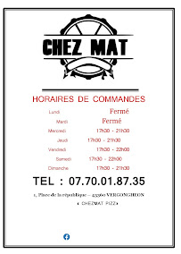 Photos du propriétaire du Pizzeria Chez mat'pizz à Vergongheon - n°8