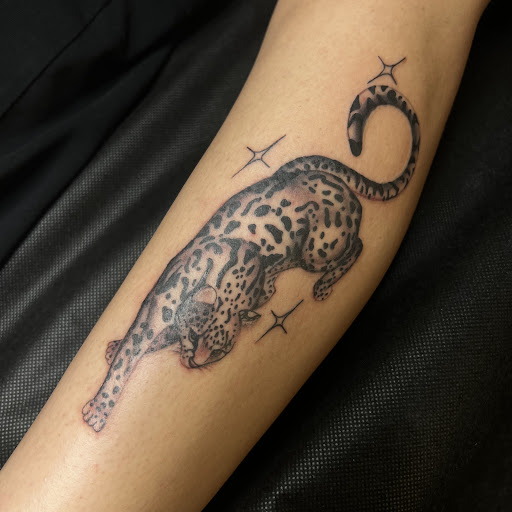 Explore side finger tattoo ideas, creative tattoo ideas in Buffalo, available at True Gloom Tattoo Studio
