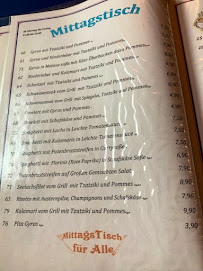 Menu / carte de Restaurant Plastiras à Munich