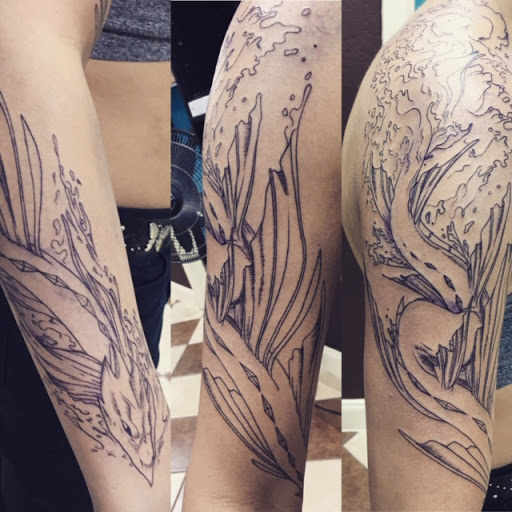 Explore gym tattoo ideas, creative tattoo ideas in North Richland Hills, available at Ink Life DFW