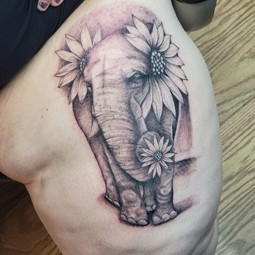 Explore mens forearm tattoo ideas, creative tattoo ideas in Fort Wayne, available at drieM World Tattoos & Art Gallery