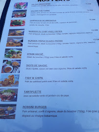 Chalet chez Mimi's restaurant au bord du lac à Aix-les-Bains menu