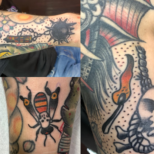 Explore woodstock tattoo ideas, creative tattoo ideas in Kansas City, available at Golden Stag Tattoo and Gallery