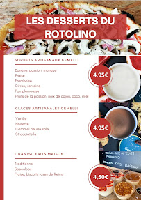 Menu / carte de Rotolino Pizza à Saint-Didier