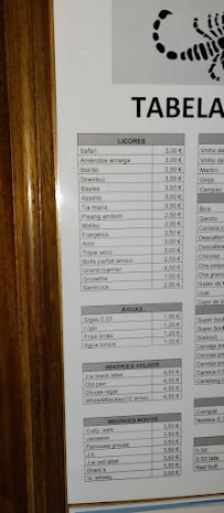 Snack Bar Escorpião em Porto Santo menu n° 7