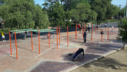 ZONA DE ACONDICIONAMIENTO FITTNES AL AIRE LIBRE AV LIBERTADORES MALECON