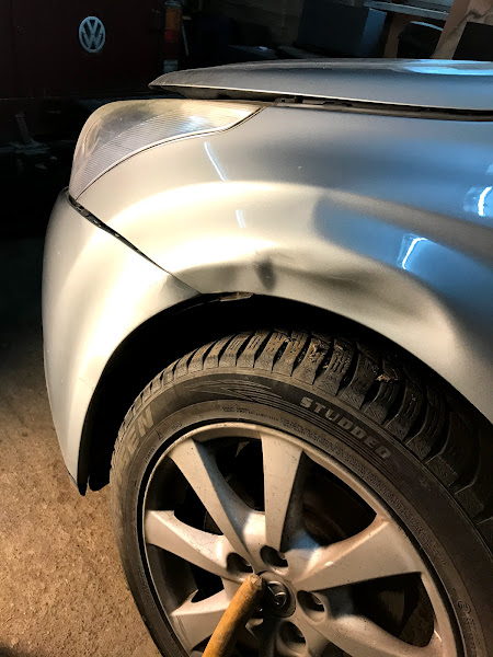 Зображення процесу видалення вм'ятин