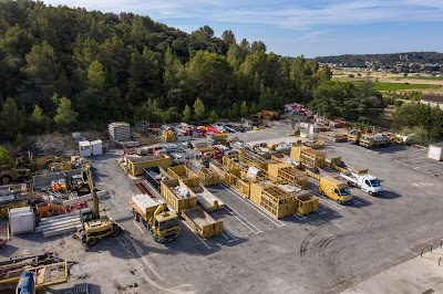 MASCARELL - Gros œuvre, démolition et rénovation complexe en bâtiment industriel à Nages-et-Solorgues