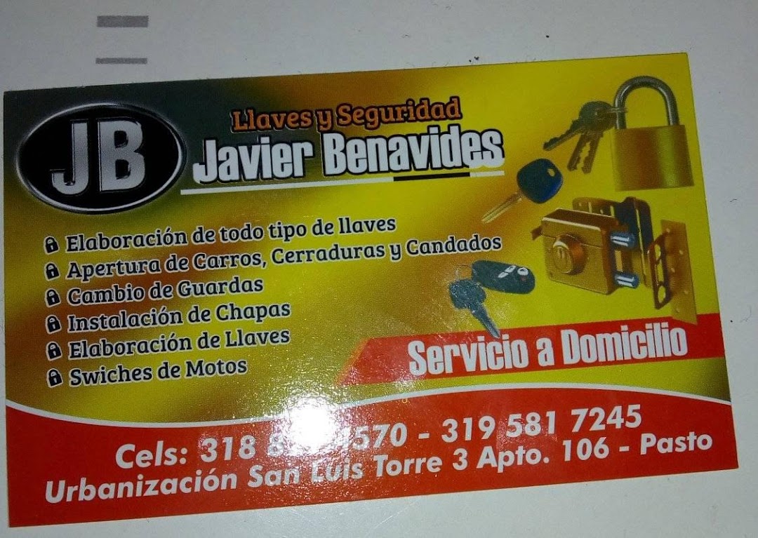 llaves y seguridad Javier Benavides
