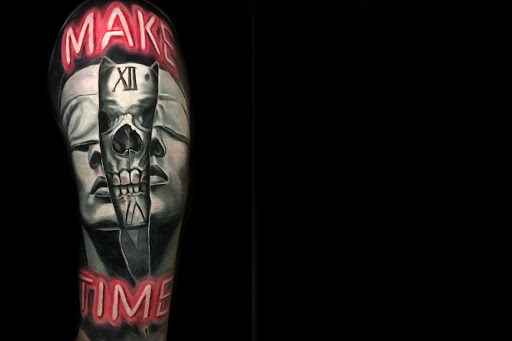 Explore twilight tattoo ideas, creative tattoo ideas in Davenport, available at Ynot Ink Studio