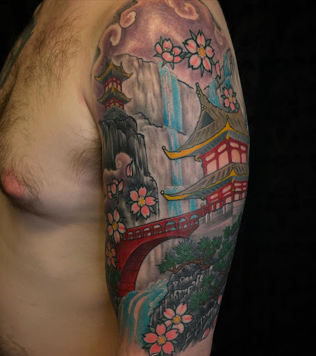 Explore wrap around wrist tattoo ideas, creative tattoo ideas in Maumelle, available at Lucky Bella Tattoos