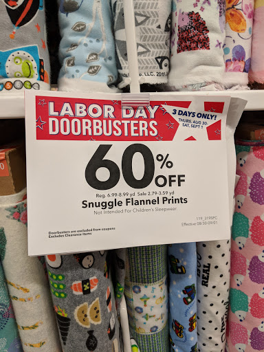 Fabric Store «Jo-Ann Fabrics and Crafts», reviews and photos, 311 Sagamore Pkwy N, Lafayette, IN 47904, USA