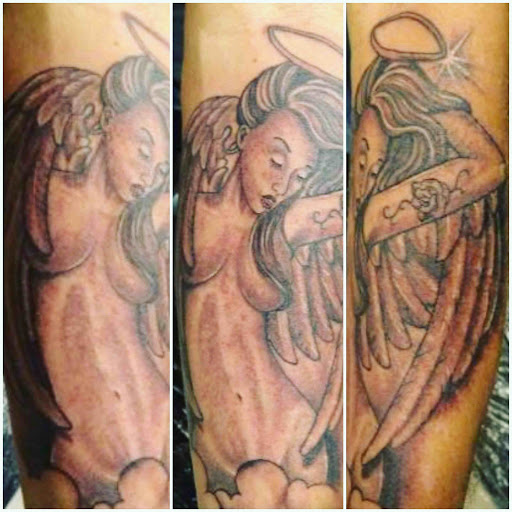 Explore tattoo ideas for men upper arm, creative tattoo ideas in Homosassa, available at Citrus Tattoos